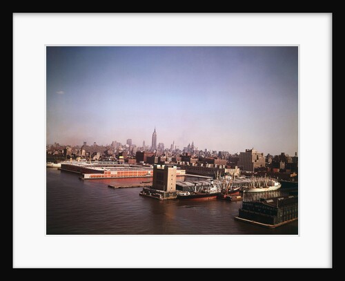 Wharf near Lower Manhattan by Anonymous