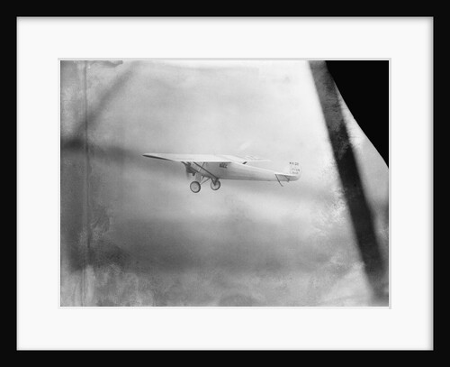 Charles Lindbergh Flying the "Spirit of St. Louis" to Paris by Anonymous