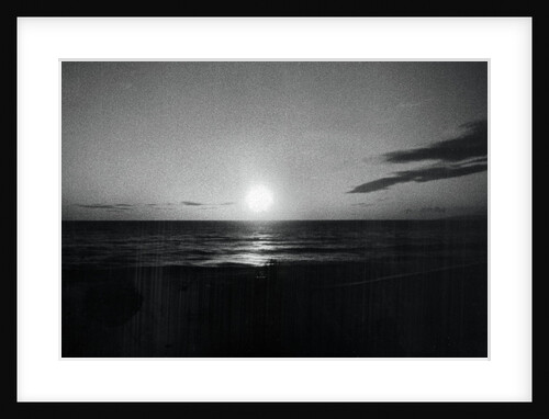 Somber Skyline over Water by Anonymous