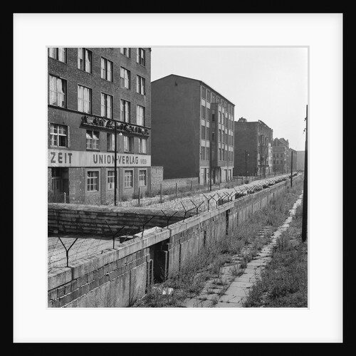 View of Berlin Wall by Anonymous