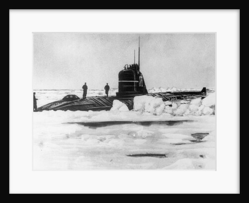 Soviet Submarine at the North Pole by Anonymous