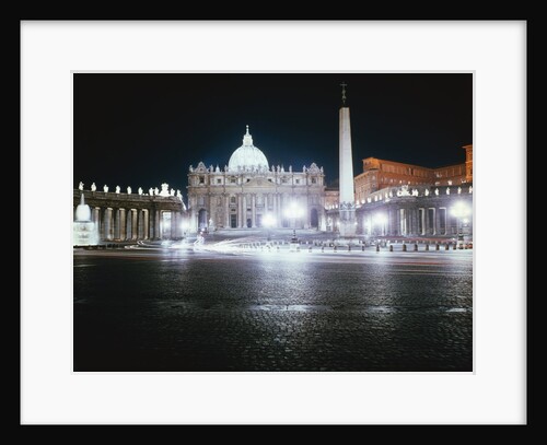 Saint Peter's Square and Basilica by Anonymous