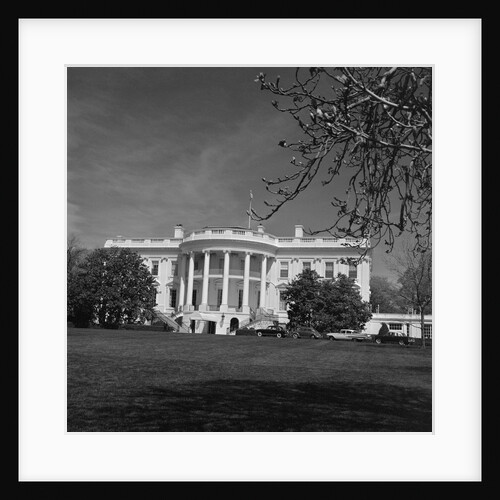 Exterior View of White House by Anonymous