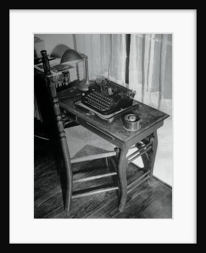 William Faulker's Typewriter and Desk by Anonymous