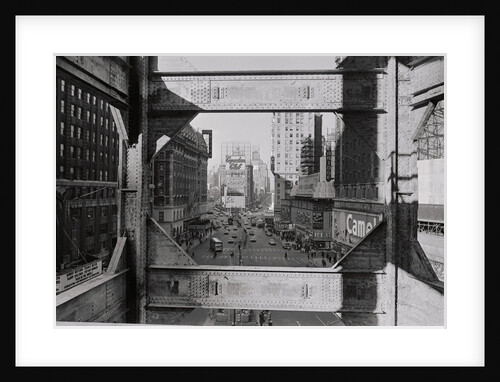 View of Steel Girders of the Old Times Tower by Anonymous