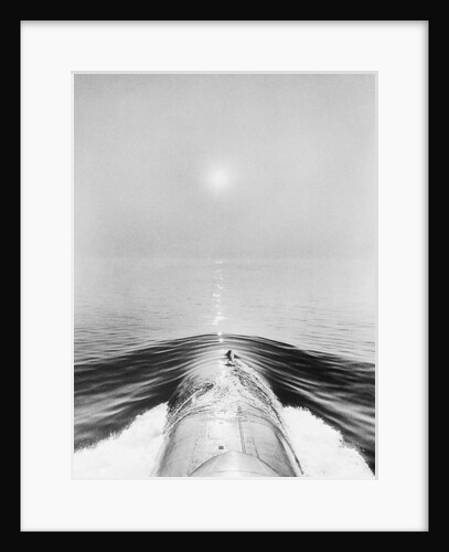 Nuclear Submarine in the Ocean by Anonymous
