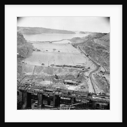Aerial View of High Aswan Dam by Anonymous