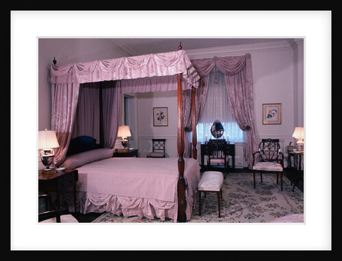 Interior of Guest Bedroom at Blair House by Anonymous