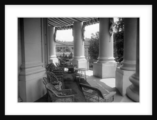 White House Porch by Anonymous