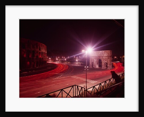 Roman Colosseum and Arch of Constantine by Anonymous