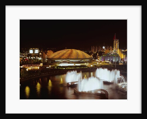 Nighttime View of the World's Fair by Anonymous
