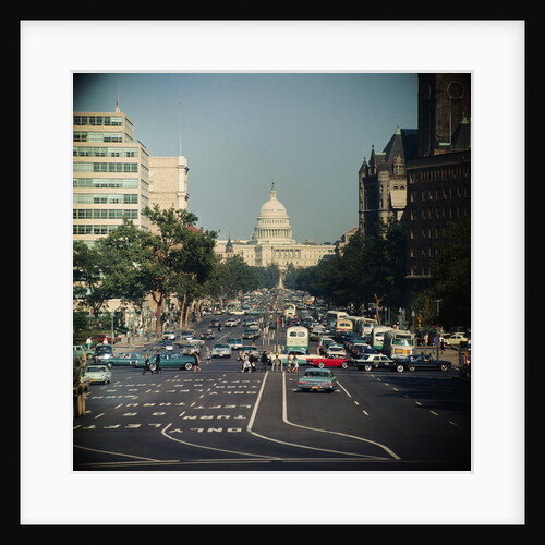 View of Capitol Building on Pennsylvania Avenue by Anonymous