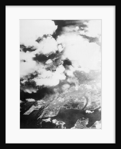 Hiroshima Mushroom Clouds by Anonymous
