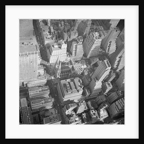 Aerial View of Saint Patrick's Cathedral by Anonymous