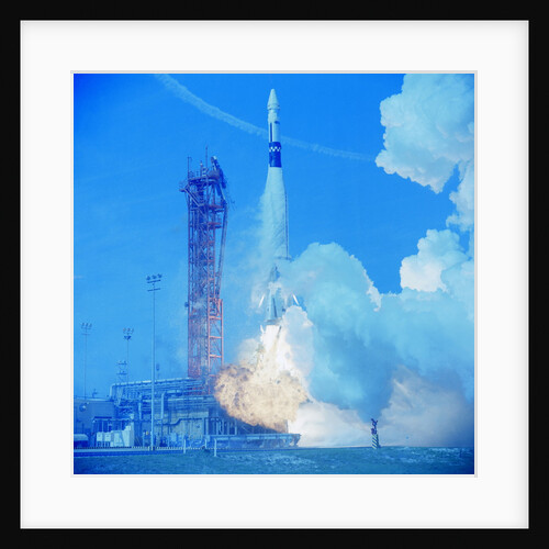 Atlas Agena Rocket Launching by Anonymous
