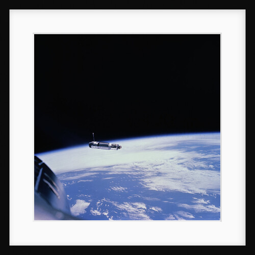 Gemini 8 Hovering Above Earth by Anonymous