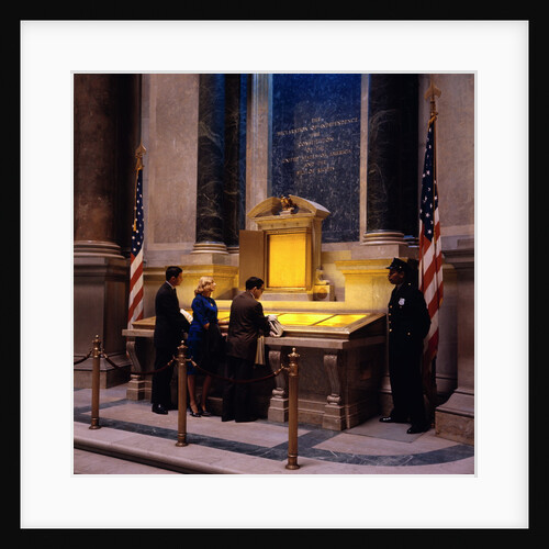 People Viewing the Constitution and Declaration of Independence by Anonymous