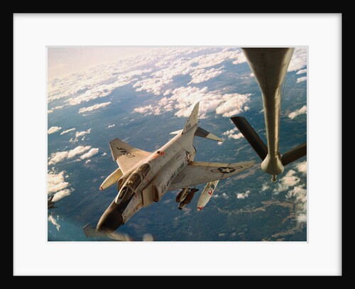 Air Force Jet Refueling While Flying by Anonymous