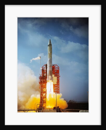 View of Atlas-Centaur Surveyor Blasting Off by Anonymous
