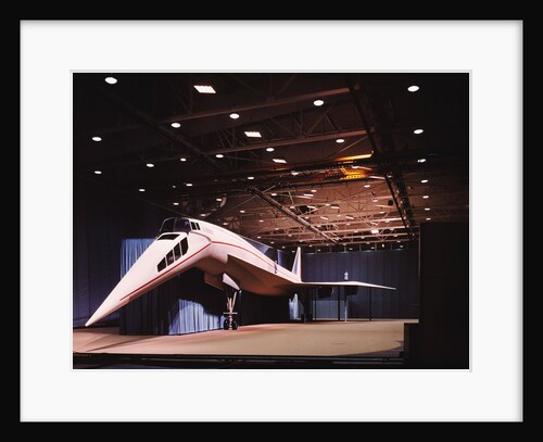 View of Mockup of Lockheed 2000 Supersonic Transport by Anonymous