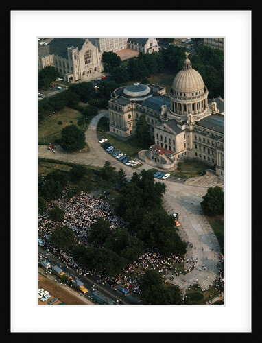 Aerial View of Freedom Marchers by Anonymous