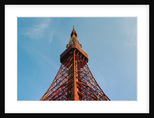 View of Tokyo Tower Located in Center of City by Anonymous