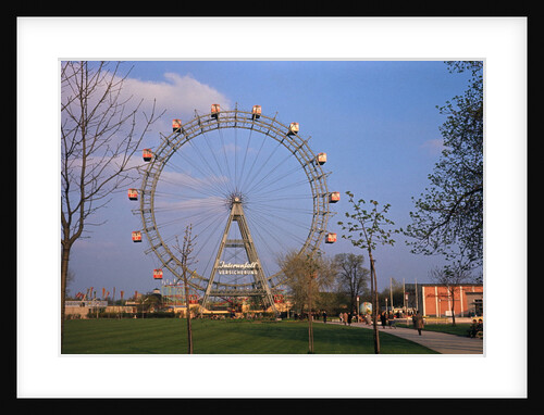 Giant Ferris Wheel in Prater Amusement Park by Anonymous