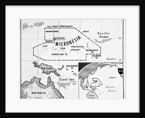Map of Micronesia by Anonymous