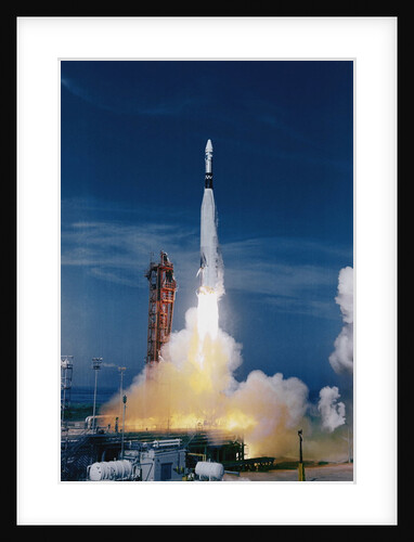Rocket Taking off into Sky by Anonymous