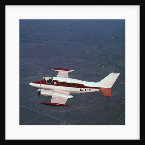 Cessna Airplane Flying by Anonymous