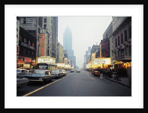 View of 42nd Street in New York City by Anonymous