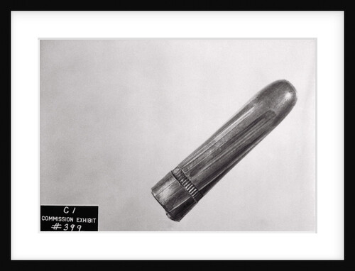 Imposed View of John F. Kennedy's Assassin's Bullet by Anonymous