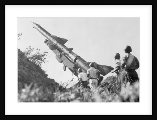 Soldiers Near a Missile by Anonymous