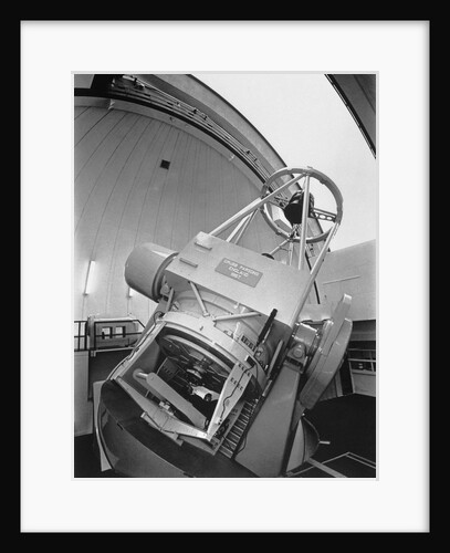 Telescope Points Skyward by Anonymous