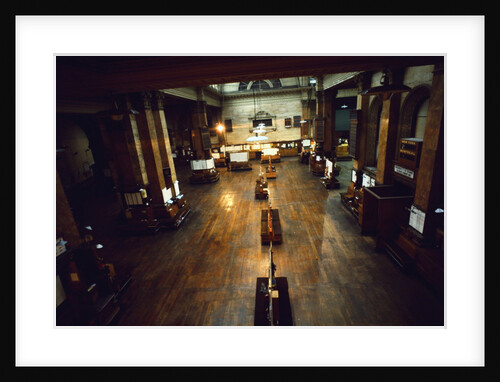 View of Deserted London Stock Exchange by Anonymous