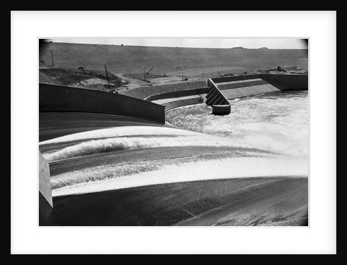 Water Running Over the Mangla Dam by Anonymous