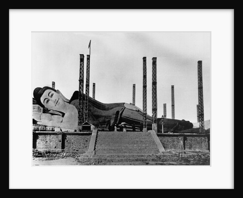 Large Reclining Statue of Buddha by Anonymous