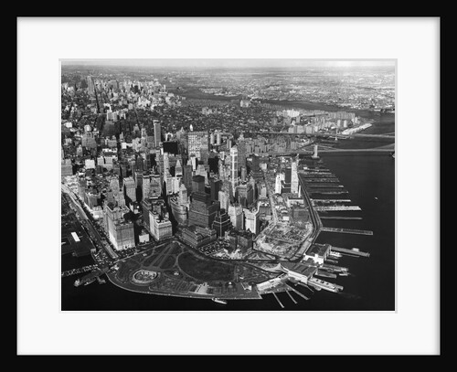 New York City Overhead by Anonymous