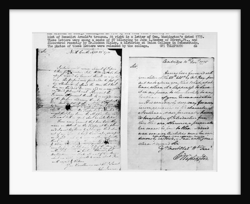 Letters from George Washington Era by Anonymous