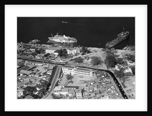 Aerial View of Military Base by Anonymous