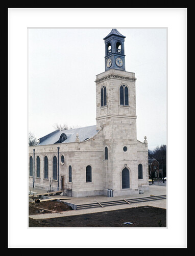 Exterior View of Church Being Reconstructed by Anonymous