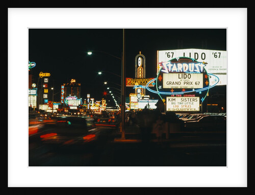 Night Views of Las Vegas Strip by Anonymous