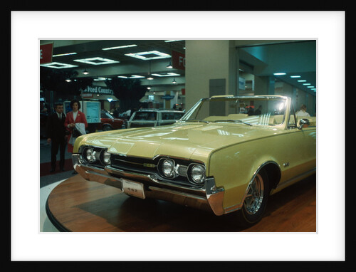 Oldsmobile Being Displayed at Auto Show by Anonymous