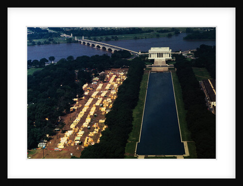 Aerial View Of Washington Monument Area by Anonymous