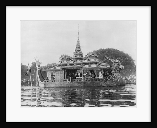 Royal Burmese Barge by Anonymous