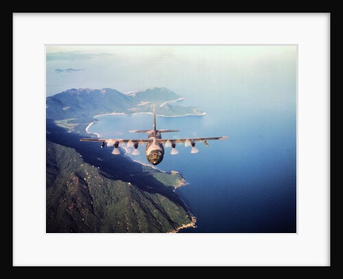Airforce C-130 Hercules Flying by Anonymous