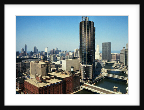 View of the Twin Towers in Chicago by Anonymous