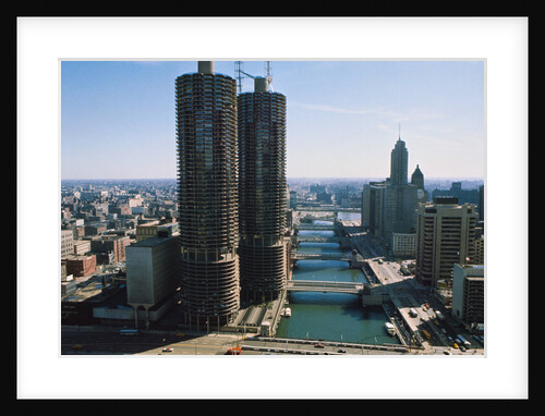 View of the Twin Towers in Chicago by Anonymous