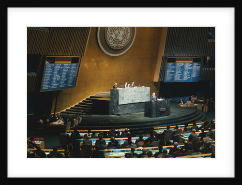 Andrei Gromyko Talking to United Nations General Assembly by Anonymous