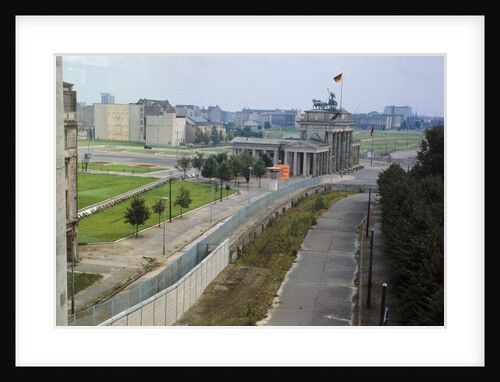 Overhead View of the Berlin Wall by Anonymous